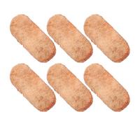 Toyvian 6pcs Hand Warmer Catalyst Pad Replacement Catalytic Heater Burner Pads Beige Ceramic Fiber Platinum Catalyst High Efficiency Sturdy for Fishing and Office Use