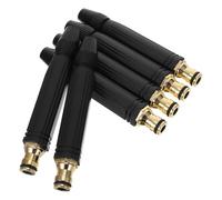 Toyvian 6pcs High Pressure Car Wash Water Gun Nozzle with Quick Connect Interface and Nonslip Handle, Ergonomic Plastic Sprayer for Garden, Driveway, Tire Crevices, and Wide-Area Cleaning