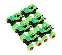 Toyvian 6pcs Inertia Off Road Vehicle Friction Powered Plastic Cars for Birthday Party Supplies Realistic Off Easy Pull Back Action Encourages Exploration and Imagination