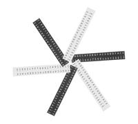 Toyvian 6pcs Key Kalimba Note Stickers for Beginners High Adhesion Thumb Piano Staff Labels Ultra-thin Scale Markers for Clear Musical Training and Smooth Playing Experience