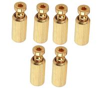 Toyvian 6pcs Locking Tuners for Electric Guitar Replacement Studs Anchors for Tremolo Bridge