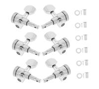 Toyvian 6pcs Locking Tuners for Guitar Classical Guitar Tuning Pegs Alloy Tuning Fully Enclosed Stops