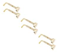 Toyvian 6pcs Metal Violin Chin Rest Screws for Violin Easy Installment Chin Rest Clamp Fittings
