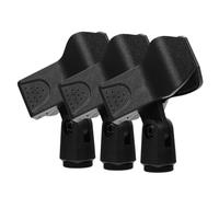 Toyvian 6pcs Mic Stand Clips Reliable Microphone Clamp Mic Clip for Stand Portable Holder Home Studio Use