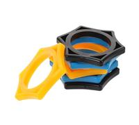 Toyvian 6pcs Microphone Roll Rings Rubber Mic Stabilizer Soft Touch Non Slip Holder Clips for Handheld Microphones Suitable for Live Events Studio Interviews