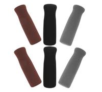 Toyvian 6pcs Non-slip Walking Cane Handle Wraps Comfortable Padded Grip Covers for Standard Walking Stick Handles Reduces Hand Fatigue Suitable for Elderly and Long-term Use