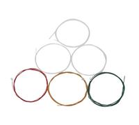 Toyvian 6pcs Nylon Guitar String Set for Classical Guitar 6 Strings Assorted Sizes 0.71mm - 1.09mm Acoustic Kit for Beginners and Performers
