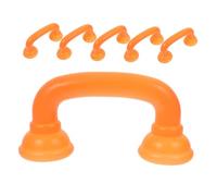 Toyvian 6pcs Orange Phones for Realistic Design Auditory Feedback Speech Therapy Tool Enhance Pronunciation Language Skills Early Education Classroom Manipulative Communication Device