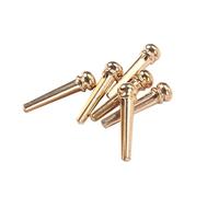 Toyvian 6pcs Peg for Guitar Bridge Pins String Pegs for Folk Acoustic Guitars Replacement