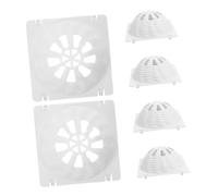 Toyvian 6pcs Pigeon Nest Cover Bowl Lid Easy Clean Parrot Cage Cover for Winter Protection Enhanced Hatching Success for Wild Birds User Friendly Design for Hassle Maintenance