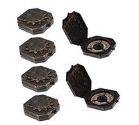 Toyvian 6Pcs Pirate Captain Compass for Christmas Cosplay Party Smooth Edges Plaything and Costume Accessory Unique Nautical Favor for Family and Friends
