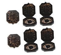 Toyvian 6Pcs Pirate Captain Compass Unique Costume Accessory for Xmas Party Cosplay Chic Plaything Favor for Adults