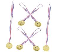Toyvian 6pcs Plastic Sport Medals for Durable Awards for Classroom Management Party Favors Celebrate Achievements Games Competitions Medals