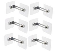 Toyvian 6pcs Proofing Furniture Wall Anchors Anti-tip Adhesive Straps for Secure Furniture Easy Installation Safety Kit for Dresser Cabinet and Bookshelf No Drill Required