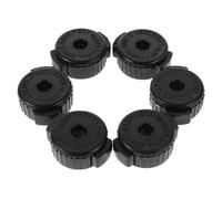 Toyvian 6pcs Quick Release Cymbal Nuts for Drum Kit Plastic Cymbal Mates Accessories Effortless Setup and Teardown