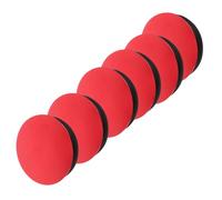 Toyvian 6pcs Red Aluminum Bike Crank Dust Covers Crankshaft Protector for Mountain and Road Bikes Cnc Alloy Caps Easy Installation