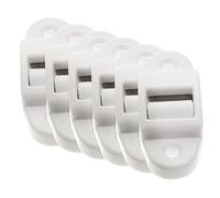 Toyvian 6pcs Replacement Belt Guide Roller for Surface Mounted Shutter Durable and Reliable Design Energy Saving Brush Included for Roller Shutter Maintenance