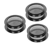 Toyvian 6pcs Resonator Guitar Screen for Dobro Metal Sound Hole Cover Guitar Resonator Screen for Acoustic Protection and Sound Enhancement