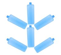 Toyvian 6pcs Reusable Ice Packs for Cooler Boxes, Lunch Box Ice Blocks with Pe Water Storage, Cooling Gel Packs for Air Conditioner, Outdoor Camping and Picnic Cooling Accessories