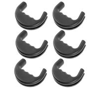 Toyvian 6pcs Rubber Dog Leash Handles for Pets, Practical Rope Handles Protecting Your Hand, for Walking and Leisurely Walking with Dogs, Comfortable and Sturdy