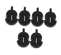 Toyvian 6pcs Rubber Violin Mute Small Violin Practice Rubber Mute Accessories Silencer for Beginner