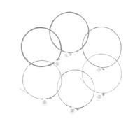 Toyvian 6pcs Rust Guitar Strings Pack for Electric Guitar Replaceable for Musical Use for Practice Sessions