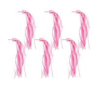 Toyvian 6Pcs Scooter Handlebar Streamers Ribbon Tassels for Boys and, Pink Pearl Color Bike and Tricycle Handlebar Decorations, ’S Bicycle Accessories