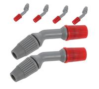 Toyvian 6pcs Shaped Agricultural Sprayer Nozzles Uniform Coverage Atomizing Tips Lightweight Portable Garden Sprayer Replacement Parts Compatible with Various Farming Greenhouse Equipment