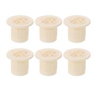 Toyvian 6pcs Slide Fixing Screw Cover: Children Slide Screw Reinforcement Caps - White Plastic Covers 1.8cm Inner Diameter For Safety Play And Structural Stability