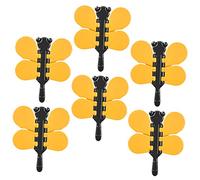 Toyvian 6pcs Sliding Door Locks Safety Window Locks for Home Security Easy Install No-Screw Design Prevent Accidental Openings