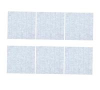 Toyvian 6pcs Sound Absorbing Panels Lightweight Soundproofing Board for Home Studios Ktv Cinemas Easy Installation Grey Color for Noise Reduction