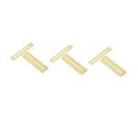 Toyvian 6pcs Stainless Steel Guitar Fingerboard Protectors Slot Golden Fretboard Shield for Fret Work for Acoustic and Electric Guitars
