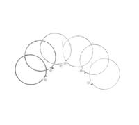 Toyvian 6pcs Super Electric Guitar Strings Classic Guitar Replacement Strings Acoustic Professional Tone