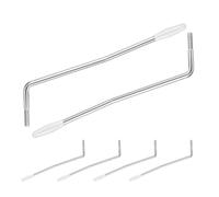 Toyvian 6pcs Thread Direct Insert Metal Vibrato Arm Guitar Parts Single Tremolo Bridge Arm Whammy Bar Electric Guitar