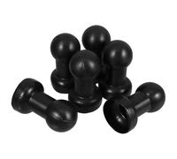 Toyvian 6pcs Trampoline Leg Caps Durable Tube Cover Inserts for Various Models Prevent Shaking and Ensure Stability Mini Plastic Feet Caps for Jump Beds