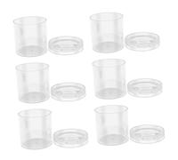 Toyvian 6Pcs Transparent Insect Observing Jar Outdoor Bug Viewer for Reusable Biology Science Container for Exploration and Learning Activities