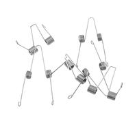 Toyvian 6pcs Trombone Spit Valve Springs for Trumpet Repair Durable Key Parts for Enhanced Performance User Friendly Installation Compatible with Various Instruments Silver Finish