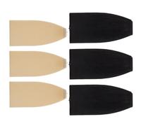 Toyvian 6Pcs Violin and Cello Bow Tips Set Plastic Bow Parts with Black and White Covers Violin Repair Kit Accessory