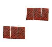 Toyvian 6pcs Violin Bow Skin Sleeves Professional Grip Replacement for Violin Bow Accessories Easy to Install Suitable for Adults during Practice