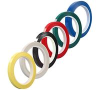 Toyvian 6pcs Violin Fingerboard Tape Stickers Colorful Adhesive Finger Position Guide for Violin and Cello Fingering Practice, Finger Tape Accessories for Beginners