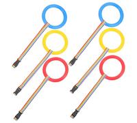 Toyvian 6pcs Walking Rope for Toddlers and Preschool Safety Leash Single Rings, Suitable for Kindergarten Group Walking and Outdoor Supervision