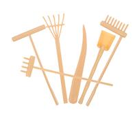 Toyvian 6Pcs Zen Garden Rake Sand Tray Tools for Desk Decoration for DIY Zen and Sand Accessories for Tranquil Spaces