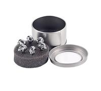 Toyvian 6pcs Zinc Alloy Skull Bridge Pins for Guitar Mandolin Silver Bridge Pins Accessories for Acoustic Guitar and Mandolin