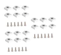 Toyvian 6sets Electric Guitar Locking Nut Blocks with Screws Replacement Parts for Tremolo Bridge Easy to Install Lightweight Design Compatible with Various Models