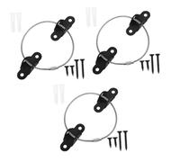 Toyvian 6sets Furniture Anchors for Wall Safety Proofing Kit Dresser Wall Straps Secure Bookcase and Cabinet Anchors to Prevent Tip-Over in Boy Girl Nursery