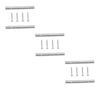 Toyvian 6sets Guitar String Retainer Tension Bars Headstock String Trees Screws Replacement for Electric Guitar Accessories