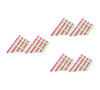 Toyvian 6sets Homemade Panpipe Educational Toy for Students Colorful Musical Instrument Experiment Lightweight Portable for Science Learning Activities