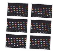 Toyvian 6sheets Ukulele Scale Stickers for Easy Practice of Note Decals for Ukuleles Learning Aid for Beginners and Advanced Players