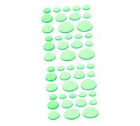 Toyvian 72pcs Drum Mute Pad Reusable Silicone Drum Dampeners Gel Pads for Silencing for Kit Accessories and Practice