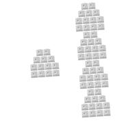 Toyvian 75pcs Guitar Strings Chord Presser Locking Nut Clamp Block Guitar Accessories Tremolo Bridge Saddle Replacement